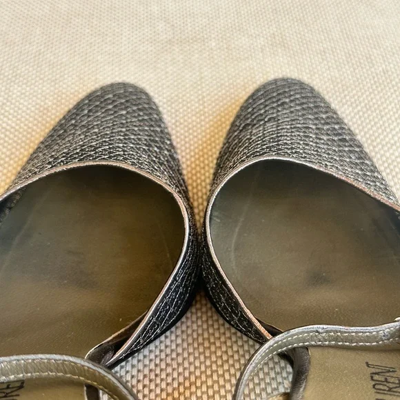 Vintage YSL metallic mesh heels - Picture 4 of 14